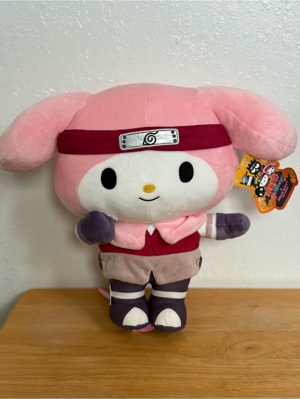 Sanrio My Melody Pink and Purple Naruto-style Plush by Sanrio